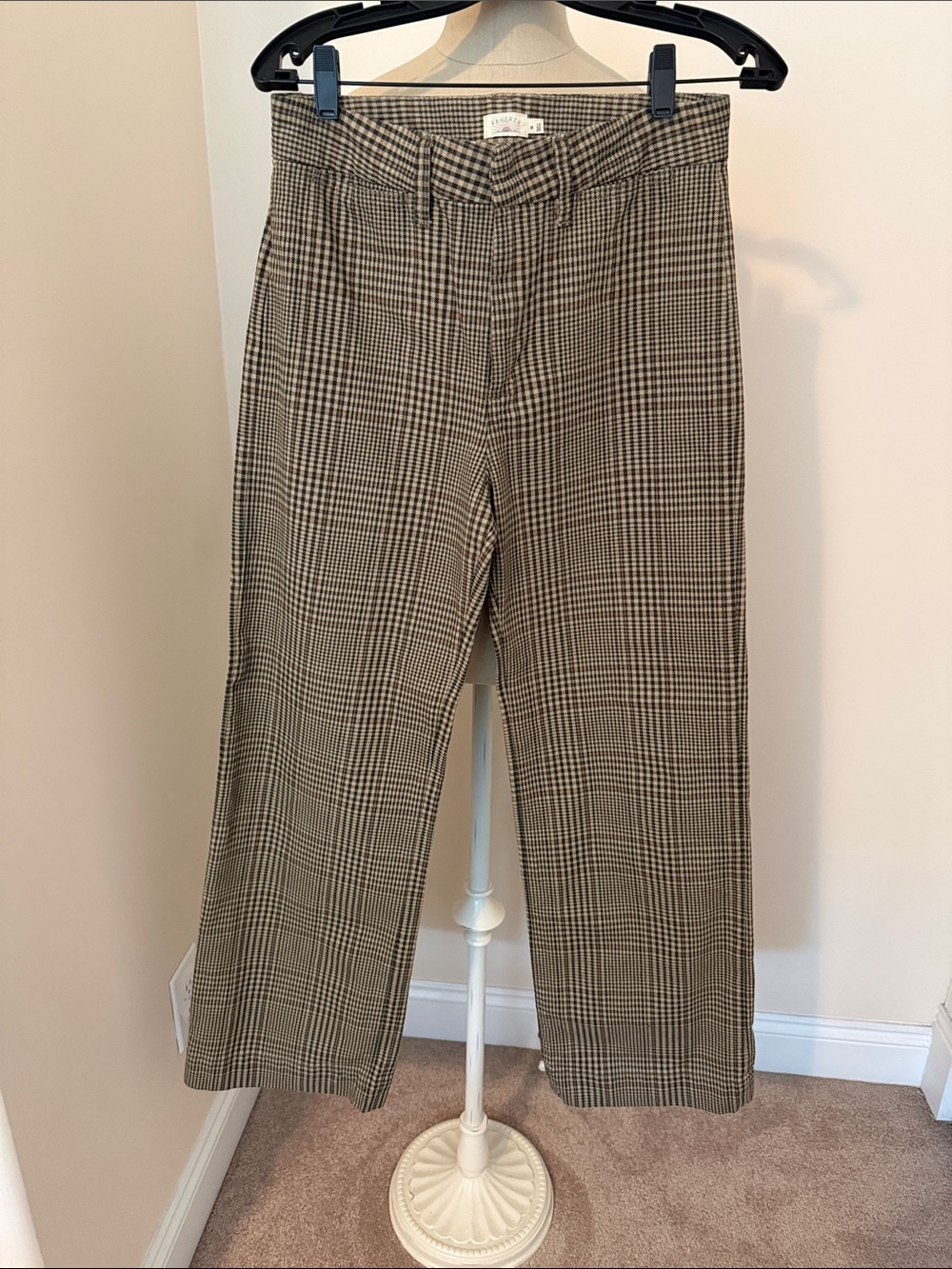 Faherty Plaid Chinos in Brown and Black
